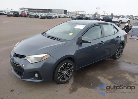 2015 Toyota Corolla S Plus z USA, uszkodzony, nr VIN 5YFBURHEXFP235408